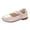 Pink, variant on EnJoCho Girl Shoes Small Leather Shoes Single Shoes Children Dance Dress Shoes Girls Performance Shoes Children Casual Birthday Party Shoes Outdoor Wear