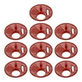 thumbnail image 1 of Unique Bargains 10 Pack Beehive Box Entrance Gate, 68mm Plastic Round Rotatable Bee Nest Door Disc Red, 1 of 4