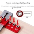 thumbnail image 3 of Punching Locator Set Aluminum Alloy Chest Of Drawers Door Handle Installation Auxiliary Tool Woodwo, 3 of 4