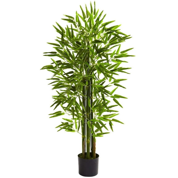 Nearly Natural 4' Bamboo Artificial Tree UV Resistant (Indoor/Outdoor)