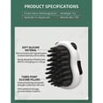 thumbnail image 5 of Panda Pet Bathing Brush, All Pet Massage Comb, Durable Wear-Resistant, Skin-Safe Wet Dry Massage Tool, 5 of 10