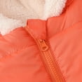 thumbnail image 6 of XBASW Baby Toddler Girls Boys Ear Hooded Jackets Winter Coat Fleece Warm Outerwear Kids Cotton Jacket for 1-8Y, 6 of 11