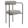 thumbnail image 6 of Safavieh Andrean Wood Dining Arm Chair in Gray / Black, 6 of 13