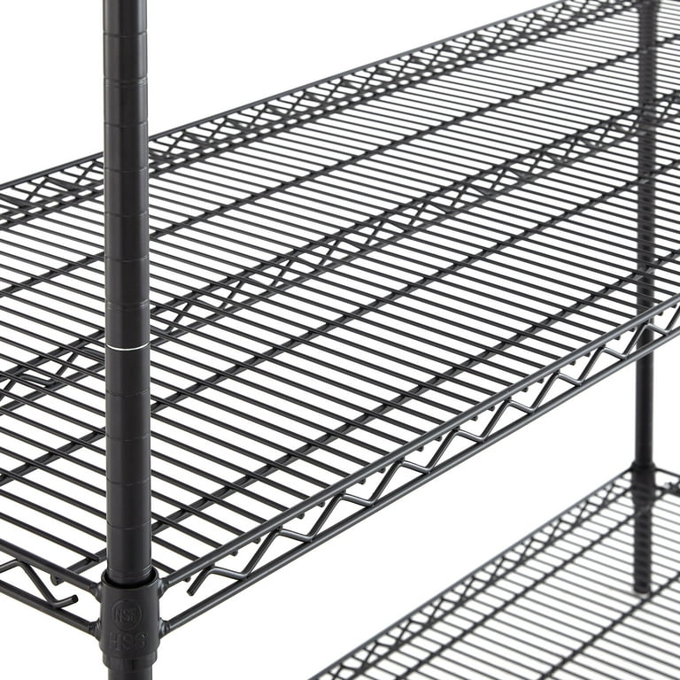 CAT 77 in. x 24 in. Heavy Duty Industrial 4 Tier Adjustable Steel Wire  Shelving CAT-772472S4WR - The Home Depot