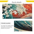 thumbnail image 2 of Dreamtimes Wave View Puzzle 1000 Pieces - Wooden Jigsaw Puzzles for Family Games - Suitable for Teenagers and Adults, 2 of 7