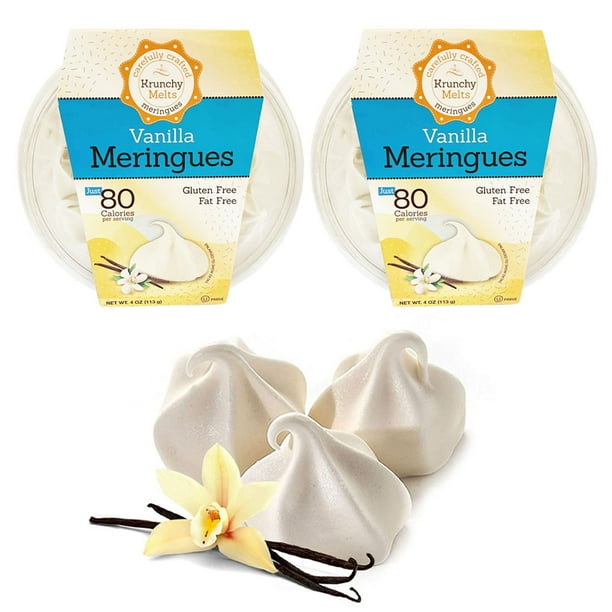 2 Boxes Vanilla Meringues Cookies FatFree GlutenFree Party Snack Kosher Sweets