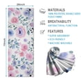 thumbnail image 2 of Pioneer Flower Floral Print Pattern Hot Yoga Mat Towel Non Slip for Hot Yoga - Quick-Drying Yoga Mat Cover with 4 Corner Pockets with Travel Bag - Hot Yoga Towel Non Slip 74"x26", 2 of 6