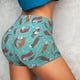 thumbnail image 4 of Fotbe Sea Otters Family In Blue Water Shorts Sin Costuras – Shorts Deportivos de Cintura Alta para Mujer, Elásticos para Gimnasio, Yoga, Running o Ciclismo-XX-Large, 4 of 8