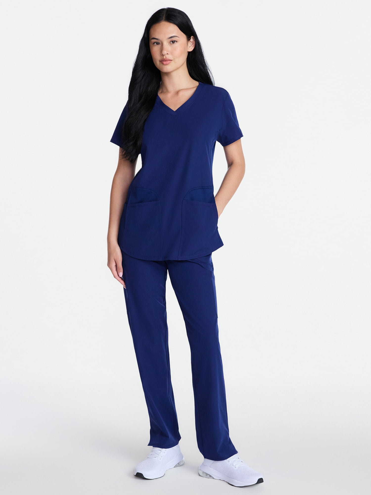 Grey's Anatomy Women's Scrub Top with Short Sleeves, Sizes S-3XL