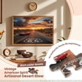 thumbnail image 4 of Rompecabezas LSJALJJ Route 66 Auto Rojo Vintage 1000 piezas, 4 of 7