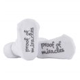 thumbnail image 1 of Stephan Baby 139352 3-12 Months Proof of Miracles Inspirational Baby SocksPack of 2, 1 of 2