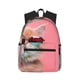 thumbnail image 1 of Disketp Cool Cat Pink Sunglasses Mochila Ligera Clásica con Múltiples Bolsillos, Mochila Casual para Hombre y Mujer, Ideal para Escuela, Trabajo y Viajes, 1 of 6