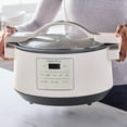 thumbnail image 4 of GreenPan 8 Quart Family Size Locking Lid Slow Cooker, Cream, 4 of 9