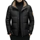 thumbnail image 4 of Chaqueta corta con capucha y plumón, chaquetas ligeras y acolchadas, ropa de invierno de diseñador con relleno de plumón de pato para hombre, abrigo acolchado para el frío para hombre, 4 of 5