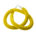 thumbnail image 4 of Youkk 1.5m Velvet Rope Crowd Control Stanchion Post Queue Line Barrier Yellow, 4 of 9