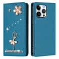 thumbnail image 2 of Leather For iPhone 16 Pro Case 【RFID Blocking】Ballet Girl Flip Wallet Leather Case With Card Holder Magnetic Closure  Phone Cases Cover,Blue,For iPhone 16 Pro, 2 of 7