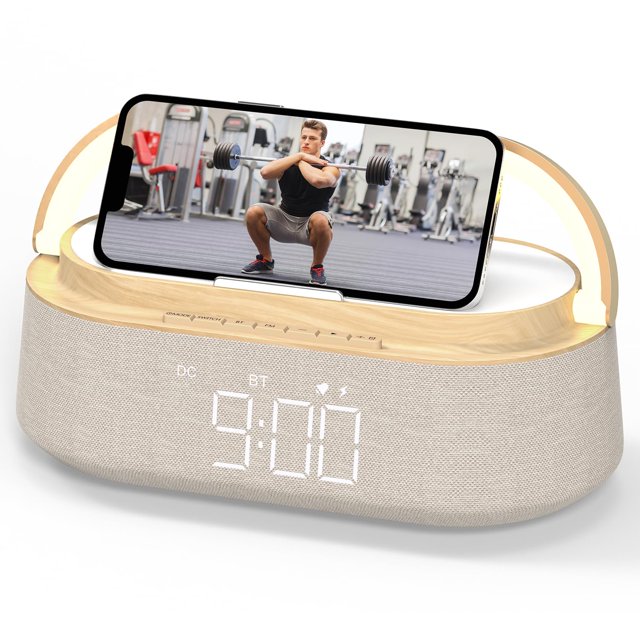 Altavoz Bluetooth FREEFISH con cargador inalámbrico+radio FM