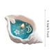 thumbnail image 3 of Vela de aromaterapia de conchas marinas • Aroma de jazmín oolong • Cera de gelatina artesanal con estrella de mar • Regalo decorativo para el hogar, 3 of 9