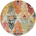 thumbnail image 3 of Unique Loom Sedona Collection Area Rug - Desert (3' 3" Round Multi/Black), 3 of 6