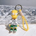 thumbnail image 1 of LLavero de Anime de Los Simpsons, Linda figura, muñeca Kerying, bolsa colgante, accesorios para llaves de coche, juguetes de joyería, regalos para Amigos y fanáticos, 1 of 4