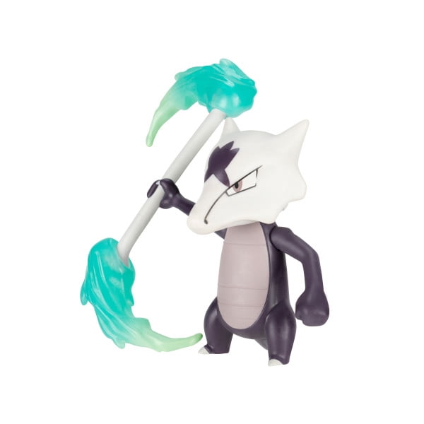 Pokemon Battle Figure 3 Pack - Features 2-Inch Bulbasaur and Ditto and 3-Inch Alolan Marowak Battle Figures