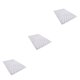 thumbnail image 4 of Yuarrent Alfombra de baño duradera - Ahorro de espacio y fácil de limpiar Alfombra de baño antideslizante ecológica Antideslizante blanco Type1 NO1, 4 of 6