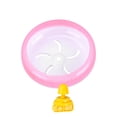 thumbnail image 1 of Miangastore 1 Pce 14 cm Polyvalent Grand Convient Hamster Souris Gerbille Rat Roue d'Exercice PP Disque de Course Petit Animal Jouet pour Animal de Compagnie (Rose), 1 of 8