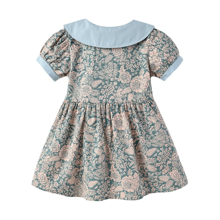 slim fit dress slacks Autumn Baby Girls Northern Europe Style Flowers Embroidered Pattern Lo