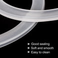 thumbnail image 4 of Uxcell 70mm Rubber Gasket, 12 Pack Silicone Seals for Glass Jars, Standard Mouth Leak Proof Fits Canning Lids (White), 4 of 6