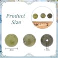 thumbnail image 4 of 1Box 2 Strands Natural Chinese Green Jade Beads Strands TaiWan Jade Round 8mm Hole: 1.1mm 48pcs/strand 15.4 inch(39.12cm), 4 of 6