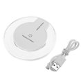thumbnail image 2 of Yeacher Wireless Charger for iOS/Android Phones Portable Wireless Charging Pad Flexible Power Supply Triple Protection, White, 2 of 8