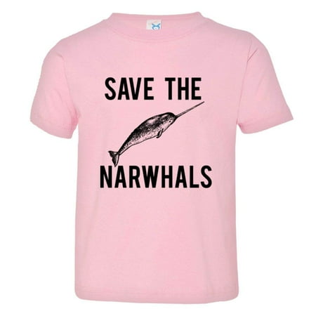 

PleaseMeTees™ Toddler Save The Narwhals Manatees HQ Tee
