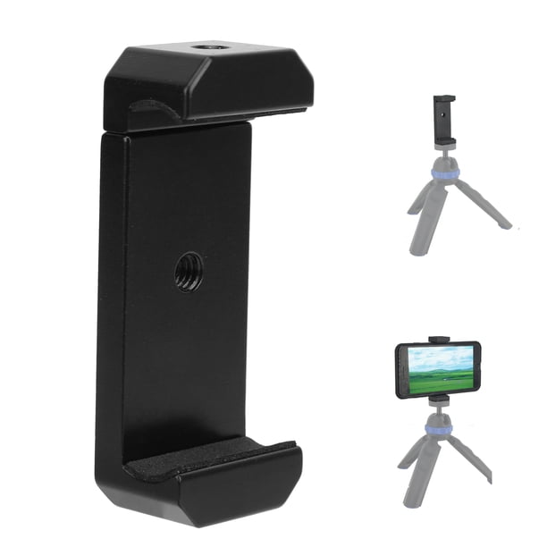 Clamp de Teléfono de metal, Soporte para Teléfonos Móviles Duradero Fácil de Usar Para Micrófonos para Teléfono MÓVIL