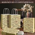 thumbnail image 3 of Bolsas de papel FOGWOWO Vintage Library Date Date Date Date, 36 unidades, 3 of 6