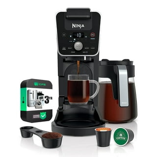 Open Box Ninja DualBrew System 14-Cup Coffee Maker 4 Brew Styles 70-oz.  CFP451CO - Black