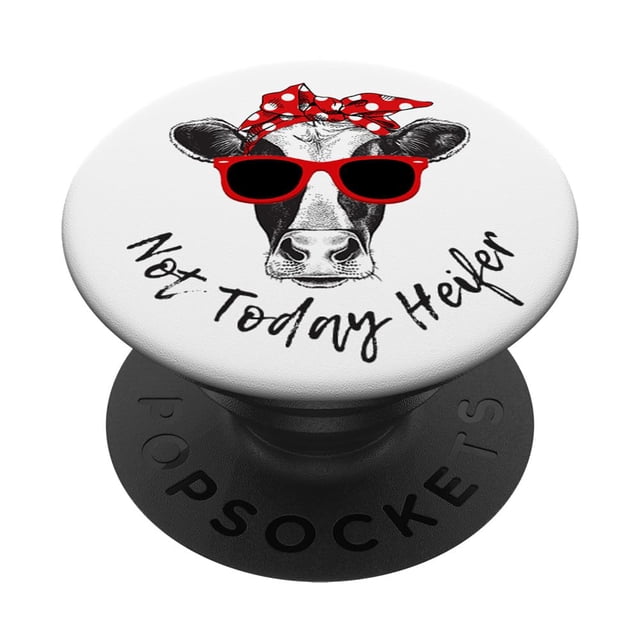 PopSockets PopGrip para teléfonos y tabletas Not Today Heifer