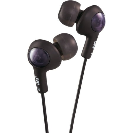 JVC HAFX5B Gumy Plus Inner-Ear Earbuds (Black) (Thirty One Best Buds)