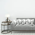 thumbnail image 3 of Ambesonne Victorian Throw Pillow Cover 4 Pack, Roman Design, 16", Black and White, 3 of 7