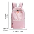 thumbnail image 3 of CAIXIA Middle School Backpacks with Pockets First Day Of School Simple Modern Backpack Embroidered Cute Book Bag College, Work, and Travel, 3 of 3
