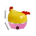 thumbnail image 3 of PPgejGEK Hen-Shaped Egg Cooker Steamer, Home Appliance for Boiling 7 Eggs or Vegetables, Automatic Shut-Off, Compact Design for Kitchen, 3 of 5