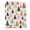 Colorful Triangular Tree, variant on Haosy Hardcover 3 Ring Binder 1.5 Inch Ring Decorative Binder Organizer for Home School Office, Yellow Triangle