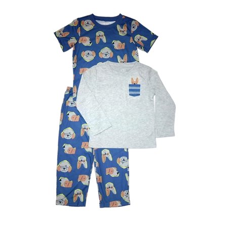 Carter's Toddler Boy's Dog Themed 3-Piece Polyester Pajama Set, Size 4T
