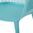 thumbnail image 6 of GDF Studio Irene Outdoor Modern Dining Chair, Set of 4, Teal, 6 of 7