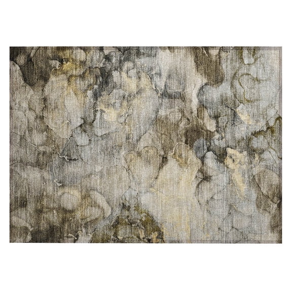 Dalyn Rugs Machine Washable Indoor/Outdoor Chantille ACN2018 Pewter 1'8" x 2'6" Rug