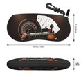 thumbnail image 2 of Bingfone Casino And Sports Print Sunglasses Case Portable Travel Zipper Eyeglasses Case With Hook, 2 of 6