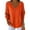 Orange, variant on VgaVtl Women T Shirt Long Sleeve V-Neck Tops Women Loose Pink Casual Everyday Solid Color Basic Shirts,XXL