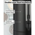 thumbnail image 4 of Coffee Urn - 12L/3.2 gal Double Wall Electric Coffee Maker, 80 Cup Commercial Quick Brewing Hot Beverage Dispenser, Large Capacity Stainless Steel Hot Water Urn for Buffet Party Meeting Rooms, 4 of 7