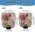 thumbnail image 3 of Qxltty Vintage Rose Car Wash Mitt 2pcs Scratch Free Lint-Free Antistatic Microfiber 8.07×11.8in, 3 of 8