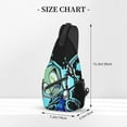 thumbnail image 3 of Invader Zim Sling Bag Crossbody Backpack Chest Bags Diagonally Travel Daypack For Women Men Adults Teen, 3 of 8