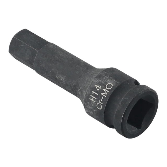 BTOER 1 Pc Electric Drill Socket Adapter 1/2 Inch Hex Head Air Wrench Screw Tap Socket Adapters 80mm Hand Tools Accessories